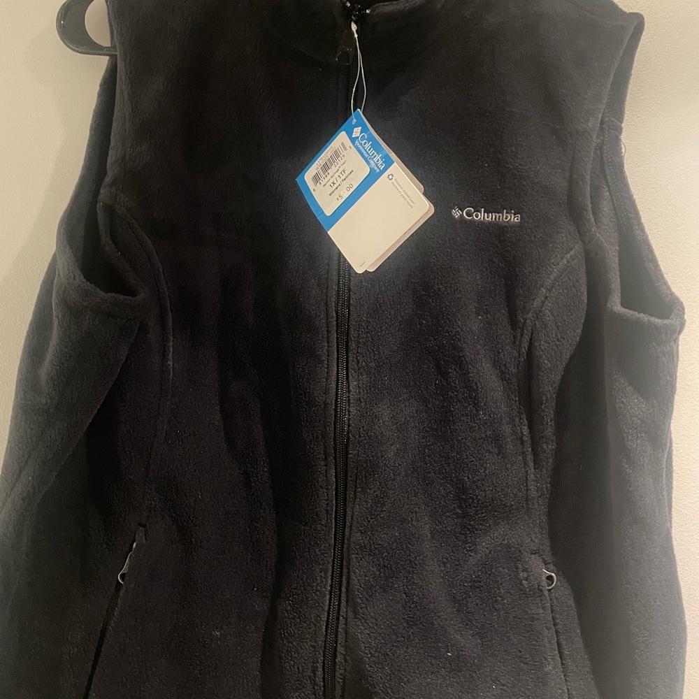Columbia Black Fleece Vest
